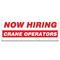 Signmission Now Hiring Crane Operators Banner Apply Inside Accepting Application Single Sided B-96-30225 - alternate 1